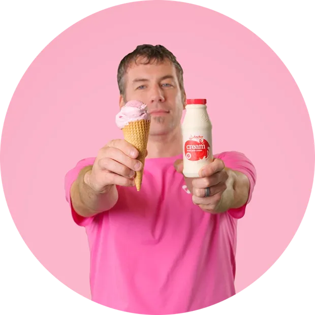 Ice cream in a bag